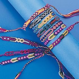  12 Woven Friendship Bracelets in Assorted Colors