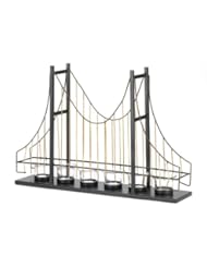 GOLDEN GATE SUSPENSION BRIDGE CANDLE HOLDER HOLDERS