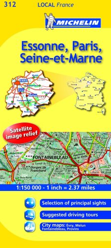 Essonne, Paris, Seine-et-Marne (Michelin Local Maps)