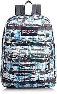 JanSport SuperBreak Backpack (MULTI BLUE SPLISH SPLASH)