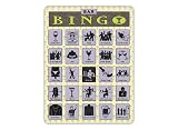 Knock Knock Bingo Fun, 12 Unique 6.5 x 8.5 Cards for Bar Bingo, (Pack of 3)