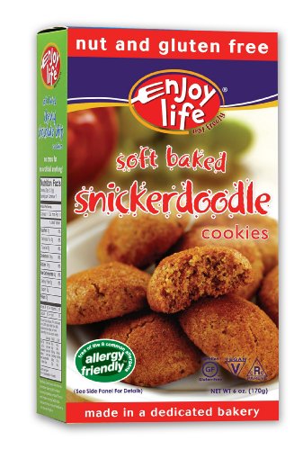Enjoy Life Soft Baked Snickerdoodle Cookies, 6-Ounce Boxes (Pack of 6)