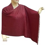 Handmade comfortable Stole With Shinning Base Evening Dress From India (Free Shipping) Stle0040r