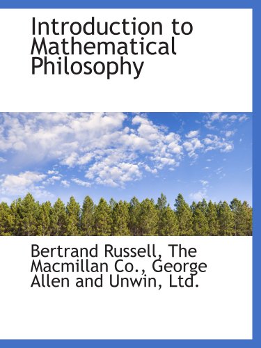 Introduction to Mathematical Philosophyの表紙