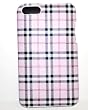New Pink with Black Red White Checker Plaid Fabric Style Snap on Hard Skin Black Cover Rear Only for Apple Ipod Touch 2 3rd Gen Generation Itouch Snap on Mp3 Case + Premium Precut LCD Screen Guard / Protector