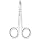 Stainless Steel Non Sterile Curved Iris Scissor, 4-1/2" Length, For Single Use(Pack of 100)