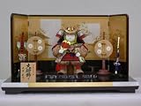 五月人形木目込み子供大将　大里彩作　木目込大将飾り　6-8322