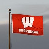Wisconsin Badgers Double-Sided 3x5 Flag