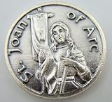 Catholic Devotion Prayer Coin Token Medal Charm Courage Patron St Joan of Arc