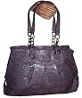 Authentic Coach Ashley Embossed Exotic Leather Carryall Satchel Bag 17661 Lilac Purple