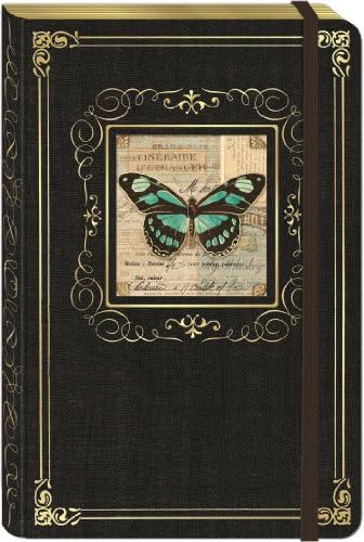Punch Studios Bungee Journal Vintage Butterfly