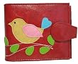 Bird and Branch Singing Bird Red Wallet