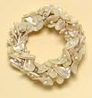 Mother of Pearl Napkin Rings Set / 6