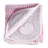 Anna Claire Beautiful Designed Baby Receiving Blanket, Double Sided Designs, Swaddle Blankets (Hannah) ~ ZZ Home