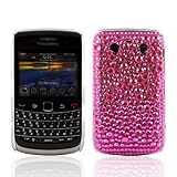 WalkNTalkOnline - Blackberry 9780 Bold Pink Chrome Handmade Crystal Gemston ....