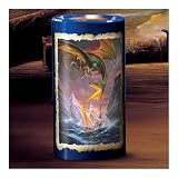 Collectible Dragon Chronicles Tea Light Candleholder: No Escape by The Ashton-Drake Galleries