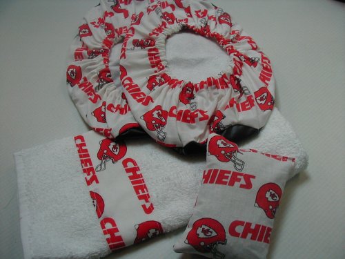 Childrens Toyshop  Sporting Goods : Kansas City Chiefs Fabric Shoe Cover Rosin Bag Towel Set