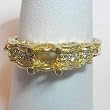 14K Yellow Gold Diamond Semimount