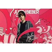 Justin Bieber Pillowcase Signature 'Justin's World' 1pc Standard Size 20'x30'