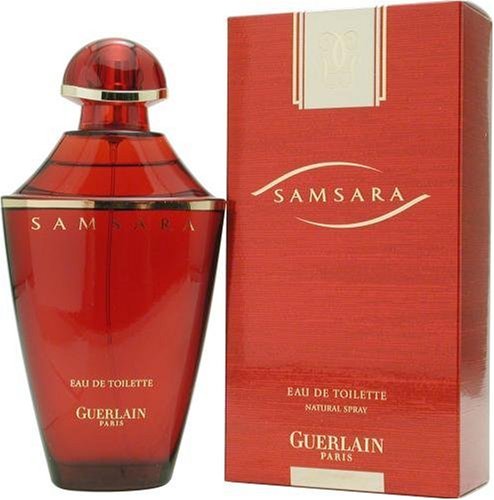 Samsara By Guerlain For Women. Eau De Toilette Spray 3.4 Ounces thumbnail images Thumbnail image of Woman Eau De Toilette