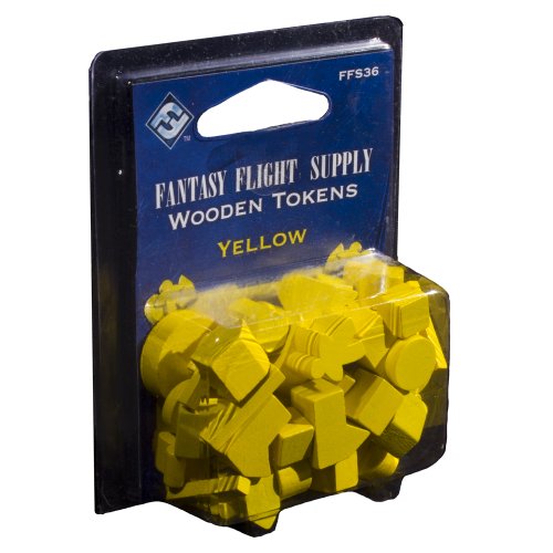 Fantasy Flight Games FFGFFS36 - Wooden Tokens (50), gelb Preisvergleich