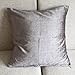 Flocking Dandelion Grey Black White Throw Pillow Case Decor Cushion Covers Square 1818 Inch Cotton Blend (grey)