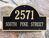 Arch Marker - personalized plaque Two Line Arch Marker - Estate Wall 23.75 x 14