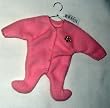 Ganz Christmas Fabric Baby Clothes Ornament - Pink