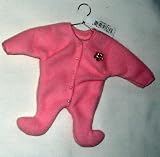 Ganz Christmas Fabric Baby Clothes Ornament - Pink