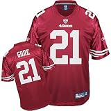 Reebok NFL Replica Jersey San Francisco 49ers Number 21 Frank Gore Medium