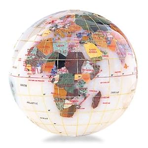 Kalifano Opal 4-in. Gemstone Globe Paperweight