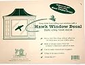 Songbird Essentials SE7016 Static Cling Window Hawk Decal Bird