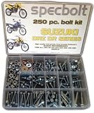 Specbolt Suzuki DRZ DR four stroke Bolt Kit for Maintenance & Restoration of MX Dirtbike OEM Spec Fastener