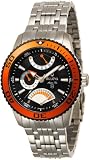 Bulova Men's Marine Star Stainless Steel Bracelet Black Dial Watch #98B112