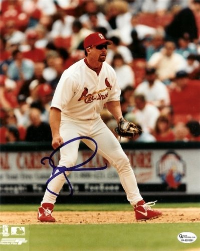 Mark McGwire Autographed/Hand Signed St. Louis Cardinals 8x10 Photo