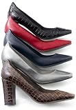 Chadwicks Oblique-Toe Pumps