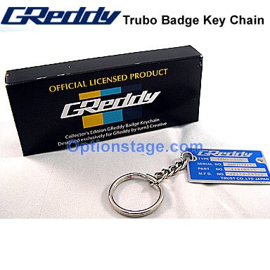 Greddy JDM Official Relica Turbo Badge Keychain