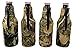 Beer Bottle Zipper Insulators Set of 4 Camo Coolies