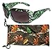 VertX Girls Camouflage Sunglasses Rhinestone Designer Fashion Eyewear for Kids