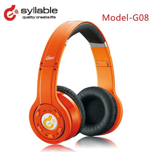  Quality Assured Syllable High Quality Noise Cancelling Wireless Bluetooth Studio Headphone for Telephone and Computer 