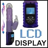 81 Combos LCD Wave Passion Jack Rabbit Vibrator Purple