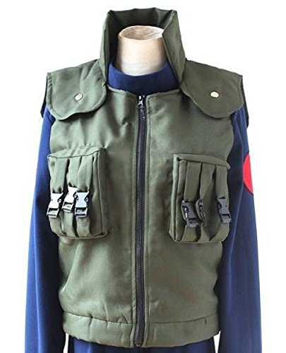 Anime Naruto Cosplay Costume Kakashi Hatake Vest (M)