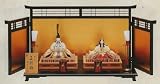 ひな人形 【真多呂】木目込 本金親王 本金 王朝雛 b805の画像