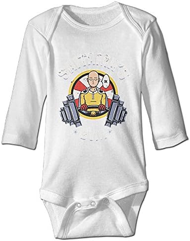 SIENAHE One Punch Man Saitama Baby Climbing Clothes Bodysuit