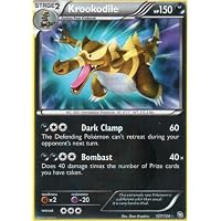 Krookodile Ultra Rare 127/124 Pokemon Dragons Exalted Trading Card