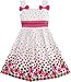 Sunny Fashion Little Girls' Dress Bug Print Colorful Dot
