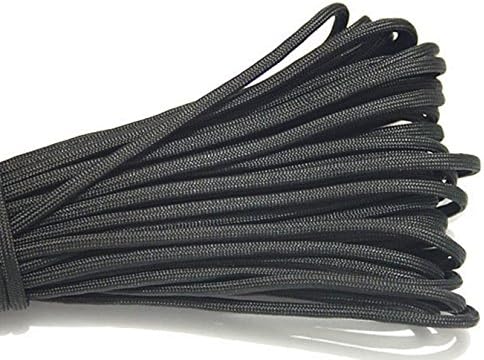 Kassadin 3/8 Inch General Purpose Utility Rope, Camping Rope 100ft Black