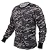 Rothco Long Sleeve Digital Camo T-Shirt - Comfortable, Durable, and Long-Lasting (US, Alpha, Large, Regular, Regular, Subdued Urban Digital Camo)
