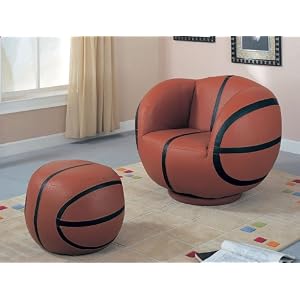 Children Basketball Chair And Ottoman by 