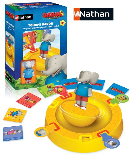 Nathan - 31481 - Jeu Educatif et Scientifique - Tourni Babar et les Aventures de Badou